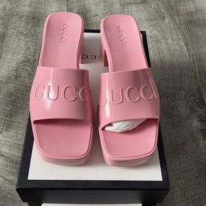 Wild Rose Gucci Sandal